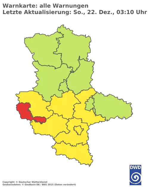 Aktuelle Wetterwarnungen für  Mansfeld-Südharz