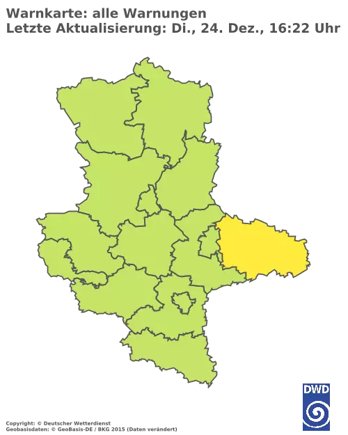 Aktuelle Wetterwarnungen für  Mansfeld-Südharz