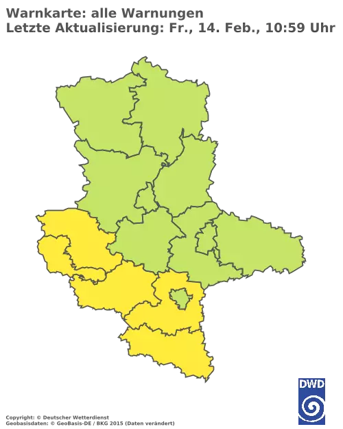 Aktuelle Wetterwarnungen für  Mansfeld-Südharz