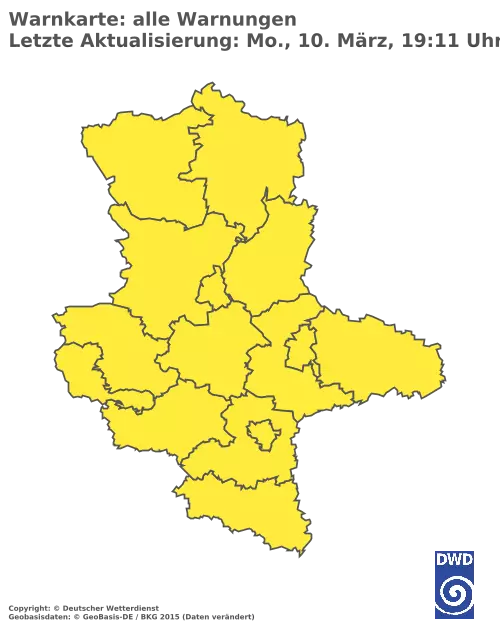 Aktuelle Wetterwarnungen für  Mansfeld-Südharz